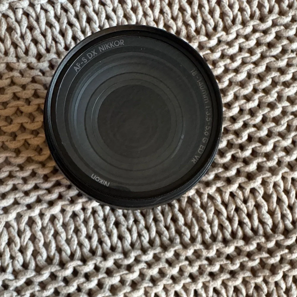 Nikon Black Telephoto Lens